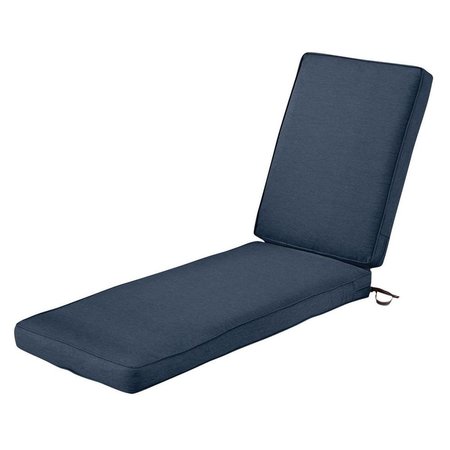 PROPATION Montlake FadeSafe Patio Chaise Lounge Cushion - Heather Indigo Blue PR2212057